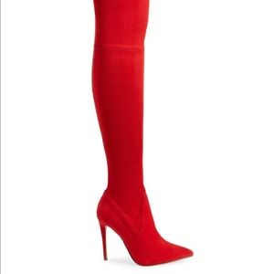 Steve Madden
Women's Red Dominique Thigh High Boot 9 Valentine